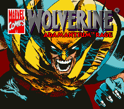 Wolverine - Adamantium Rage Title Screen